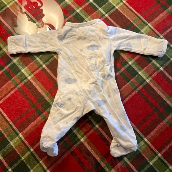 Just One You Boys Zip Up Footed Pajamas Preemie 2 Piece - Picture 5 of 11